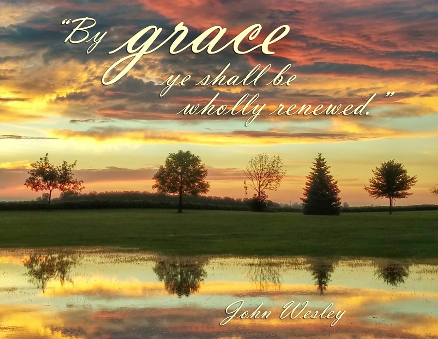 In his sermon Original Sin, John Wesley said, "By grace ye shall be wholly renewed." Photo by Darby Jones, United Methodist Communications.