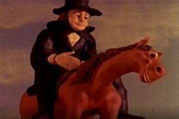 Clay figure of Freeborn Garrettson made by Greg Killmaster for the 1984 feature film, "Clayride," 