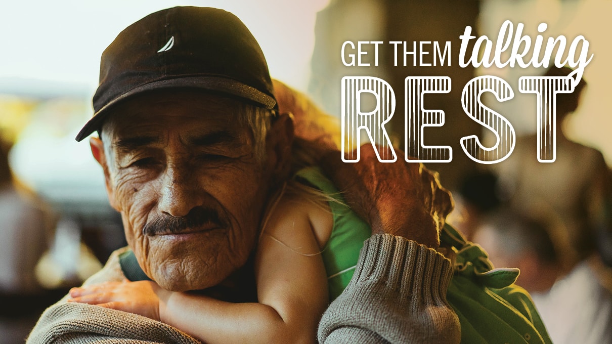 United Methodist resource helps families talk about our need for rest. Image by Sara Schork, United Methodist Communications.