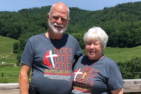 Bill and Laura Roy travel every summer to volunteer at Henderson Settlement in Frakes, Kentucky. Photo courtesy Mike Feely, Henderson Settlement. Bill and Laura Roy travel every summer to volunteer at Henderson Settlement in Frakes, Kentucky. Photo courtesy Mike Feely, Henderson Settlement.