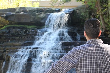 오하이오주 카이어호거국립공원의 폭포. 사진 제공: 케이 패노벡, 연합감리교회 공보부. 