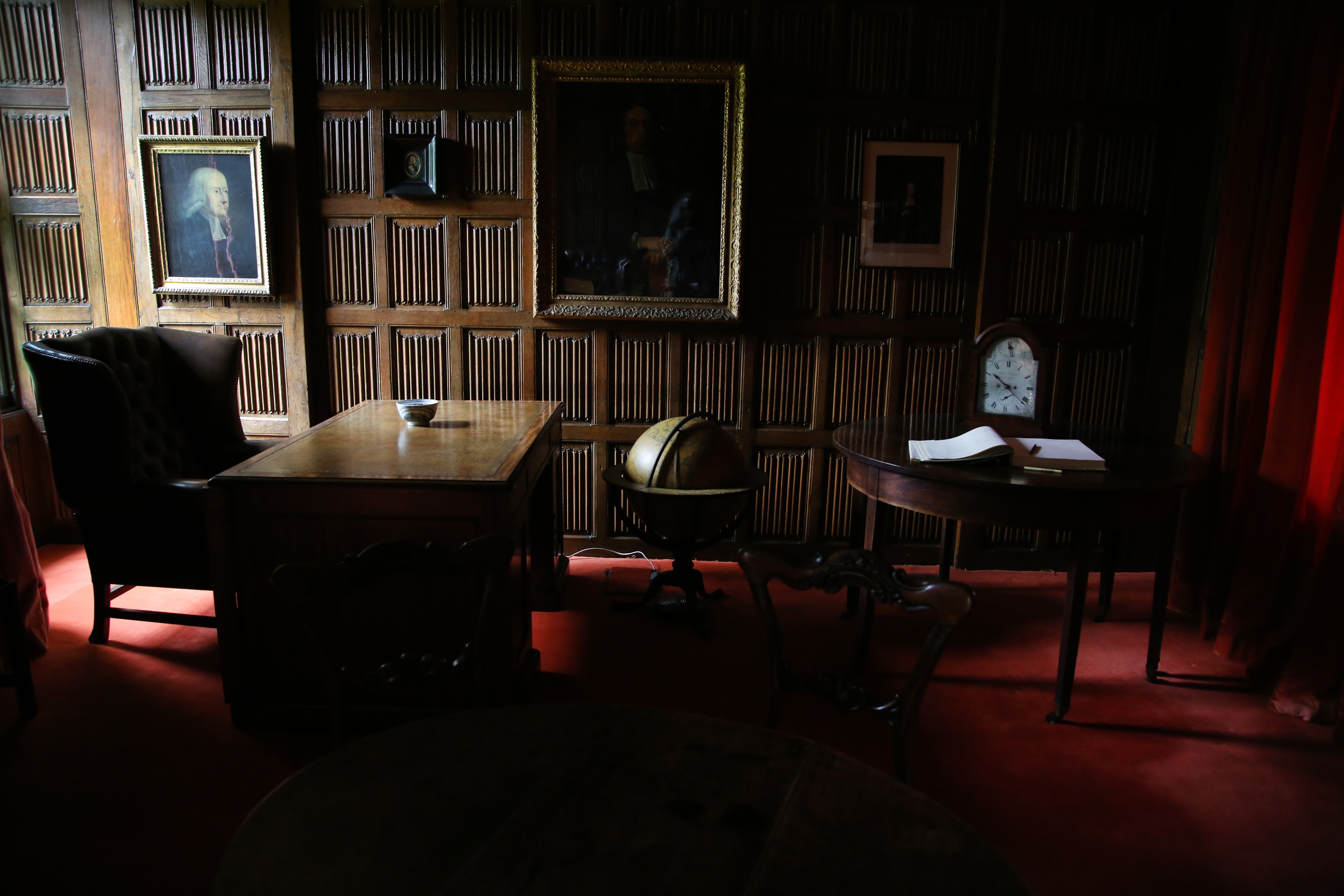 Une chambre du Lincoln College d’Oxford est décorée comme l’aurait fait John Wesley. Wesley a été boursier au Lincoln College de 1726 jusqu’à son mariage en 1751. Photo de Kathleen Barry, United Methodist Communications.