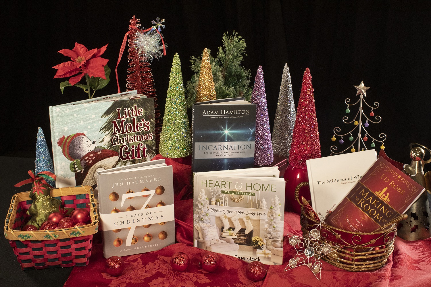 During Advent, discover new books created to remind readers that God is with us. Styling and photography by Kathleen Barry, United Methodist Communications