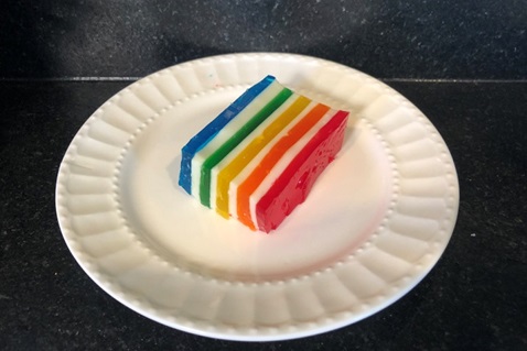 Hawaiian Rainbow Jello for Our United Methodist Table