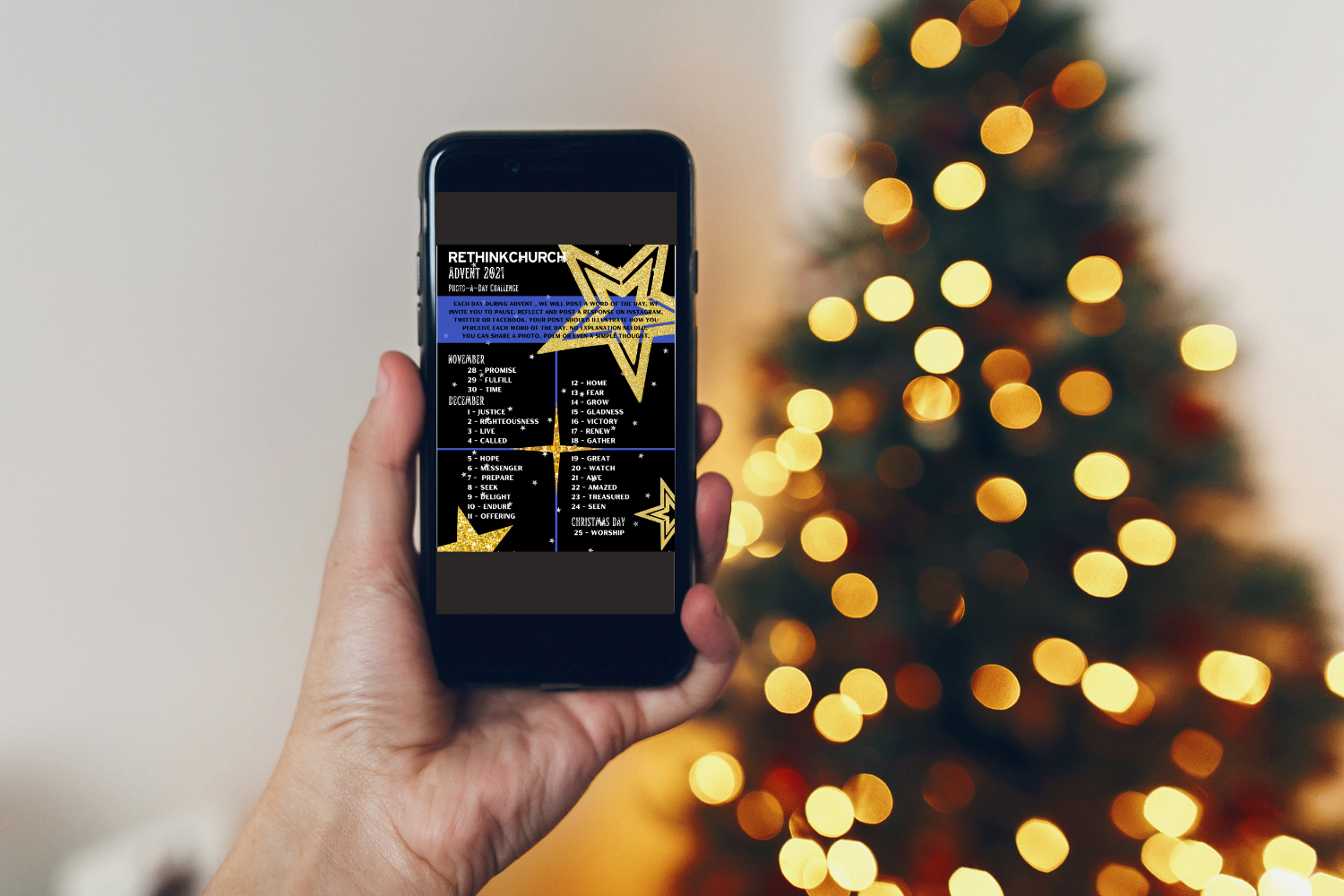 Rethink Church Advent Photo-a-Day Challenge 2021