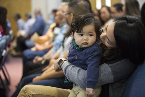 Faith formation isn't limited to time spent at church. United Methodist children's ministry experts share tips to help parents make the everyday more holy for the entire family. Pictured: Sunday worship attendees at St. Paul United Methodist Church in Fremont, Calif. Photo by Kathleen Barry, United Methodist Communications.