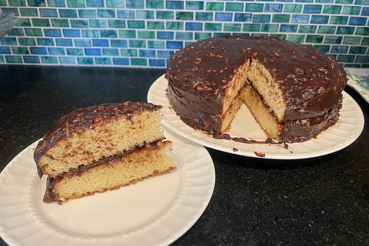 Sour cream cake from a 1948 Ellendale, North Dakota church cookbook