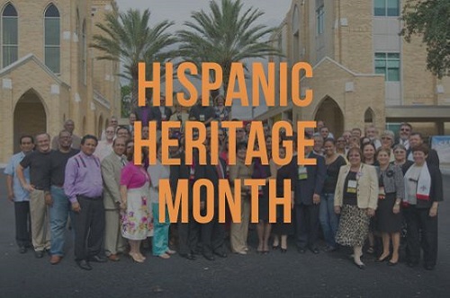 Hispanic Heritage Month infographic from the General Commission on Religion and Race