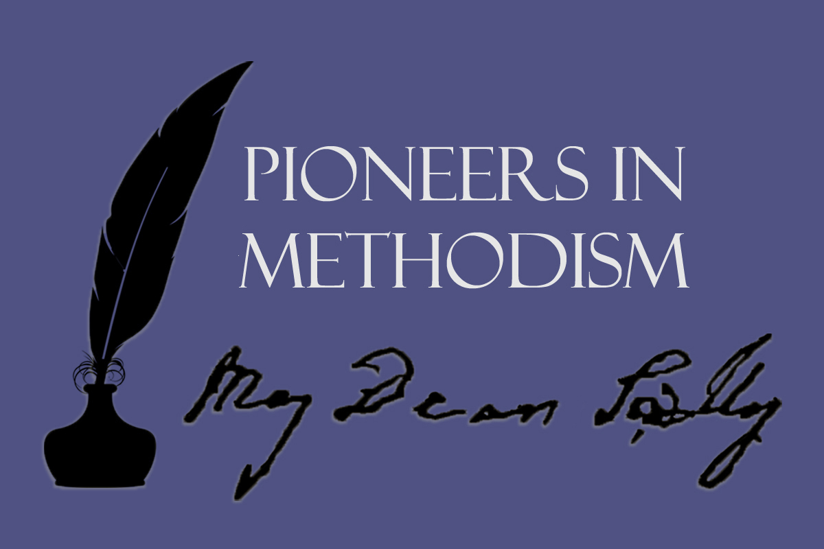 Sarah Mallet was one of the few women authorized by John Wesley as a preacher in early English Methodism. She and Wesley regularly corresponded by letter. Wesley referred to her as "My dear Sally." Quill courtesy of OpenClipart/Pixabay; letter excerpt courtesy of Emory University Libraries; graphic by Laurens Glass, United Methodist Communications.
