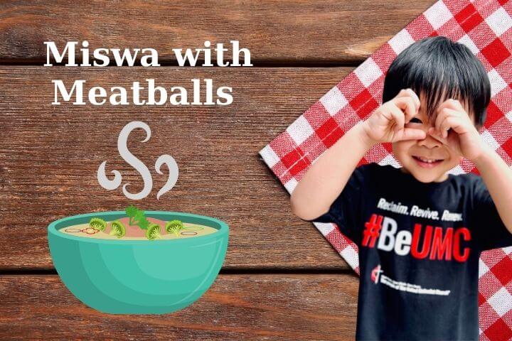 Jaguar Pascual cooks Miswa with Meatballs