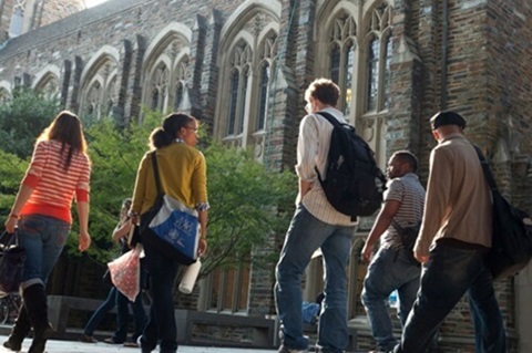 Students at Duke University