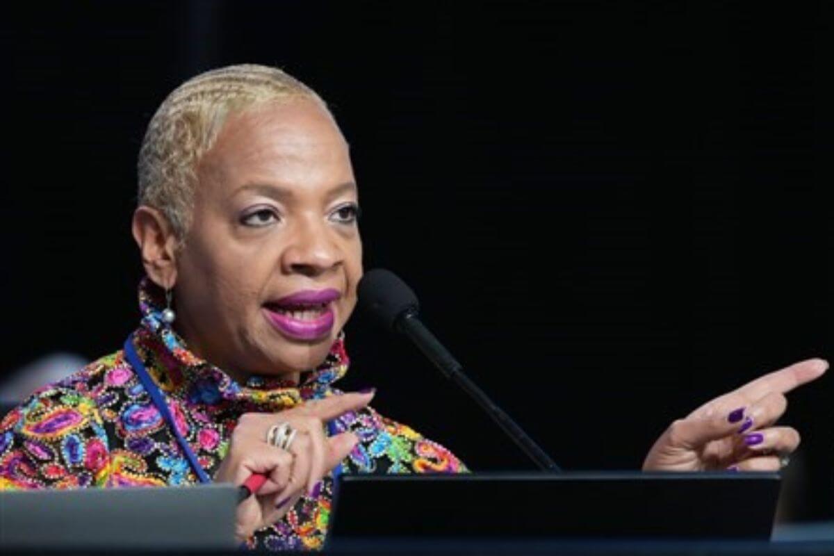 Council of Bishops President Bishop Tracy S. Malone will be giving her first presidential address on Monday, Nov. 4, 2024, during the COB meeting at Epworth by the Sea on St. Simon's Island, Georgia. (UMCom File Photo)