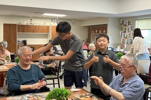 Unity in Christ UMC has started a program that creates intentional time for young people and seniors to interact with each other on a regular basis. Courtesy Greater NJ Conference
