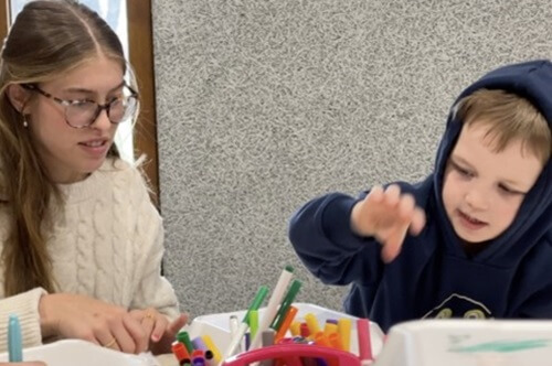 Harrisburg UMC worships through service on four Sundays each year. They gather for prayer and music, then complete a project together.