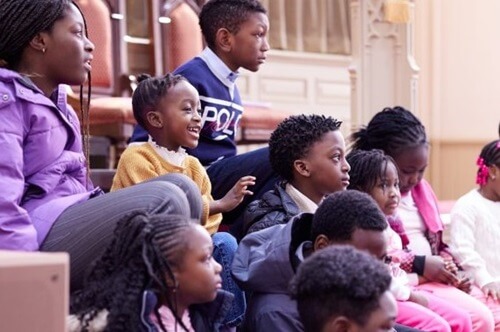 Every evening for five years, more than 100 people in need of  a meal have gathered at New Brunswick UMC for nourishment and community. Courtesy Greater New Jersey Conference