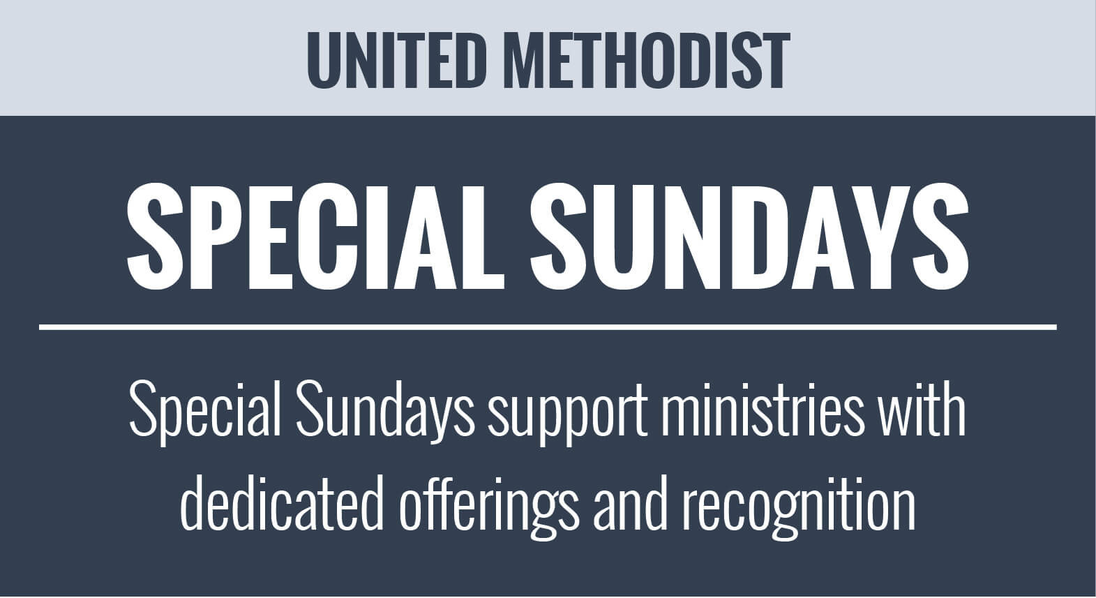 United Methodist Special Sundays - Thumbnail