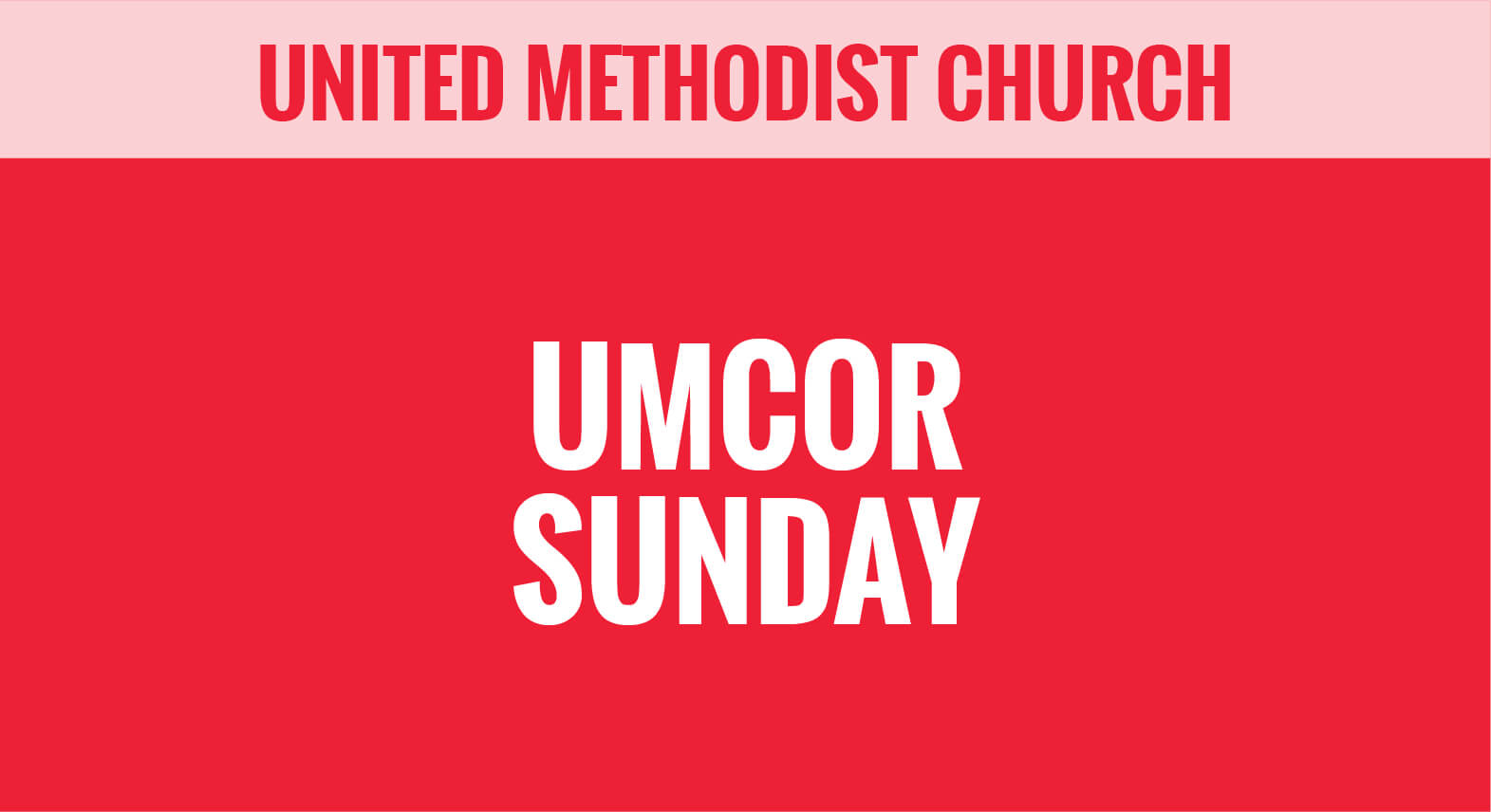UMCOR Special Sunday - UMC